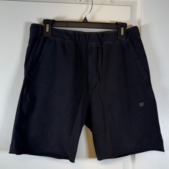 Mack Weldon Black ACE Sweat Short 8" Gym Activewear Size Med EUC #5917 - Picture 1 of 7
